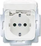 BUSCH JAEGER 20 EUKB-214 - CEE 7/3 - 2P+E - Valge - 250 V - 16 A - 71 mm