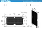 Alphacool NexXxoS ST30 t&auml;isvask X-Flow 240mm radiaator (14229)