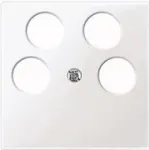 Seinaplaat / l&uuml;litikate Merten 296519, valge, termoplast, 1 tk