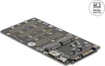 DELOCK M.2 Key M NVMe SSD to OCuLink SFF-8612 konverteradapter (mudel 64294)