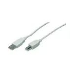 M-CAB - USB-kaabel - USB-t&uuml;&uuml;p A, 4-kontaktiline (M) - USB-t&uuml;&uuml;p B, 4-kontaktiline (M) - 3,0 m - Hall (7100039)