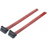 SATA-kaabel Tecline SATA III 0,5 m 7-kontaktiline Must Punane
