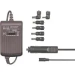 S&uuml;learvuti toiteplokk Voltcraft SMP-45 USB 45W, valitav v&auml;ljund 9,5V/12V/15V/16V/18V, USB laadimisport