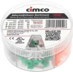 Cimco 187604 Ferrule Assortment Partially Insulated 1 Set (187604)