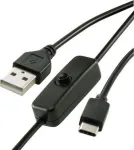 Renkforce RF-4495298 USB-kaabel Must