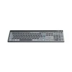 Hama WK-750 mitme seadme klaviatuur, juhtmevaba, taustvalgustusega, QWERTZ saksa, must