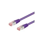 Wentronic Goobay CAT 6 paigalduskaabel, S/FTP (PiMF), violetne, 30 m - LSZH halogeenivaba, vask (93542)