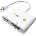 Techly Mini DisplayPort-HDMI/VGA-adapter, 0,15 m, Mini DisplayPort, HDMI + VGA (D-Sub), Isane, Emane, 1920 x 1200 pikslit