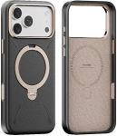Telefonikott Torras Spin Vegskin Series iPhone 17 Pro jaoks &mdash; Must
