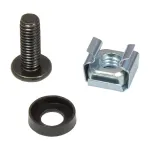 Befestigungssatz M6, Schrauben 20 mm, 50er Set, schwarz, Good Connections&reg; (GC-N0099)