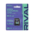 GOODRAM microSDXC 64GB V30 A2 UHS-I U3 RIVAL + Adapter