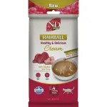 FARMINA N&D Quinoa Cat Hairball Cream with Chicken & Tuna Box &ndash; Cat Treat &ndash; 4x15g