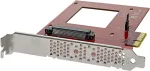 ICY DOCK ToughArmor MB411V4PO-2B U.2/U.3 NVMe SSD OCuLink adapter 9,5 mm &uuml;li&otilde;hukese ODD-pesa jaoks
