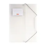 BRUNNEN FACT!pp Document Folder DIN A4 White-Transparent