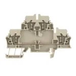 Weidm&uuml;ller ZDK 2.5 l&auml;biv&uuml;hendusega klemmliist, vedruklemm&uuml;hendus, 2,5 mm&sup2;, beež, 50 tk