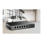 TP-LINK TL-SF1006P 6-Port 10/100 Mbps Desktop Switch with 4-Port PoE+ (67W)