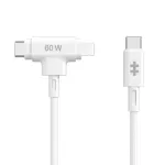 HYPER HyperJuice USB-kaabel USB 2.0 1.5 m USB C USB C/Lightning Valge