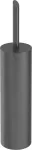 DEANTE Mina Freestanding Toilet Brush Set - Ceramic Holder, Stainless Steel Handle, Black
