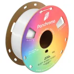 Polymaker Panchroma PLA Silk 3D-printeri filament, 1,75 mm, 1 kg, valge