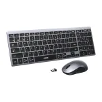 UGREEN MK552 Traadita klaviatuuri ja hiire komplekt - must