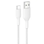 Belkin BOOSTCHARGE Punutud USB-C to USB-A kaabel 2m Valge