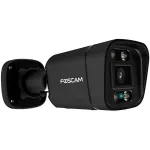 Foscam V8EP Valvekaamera Must 8MP (3840x2160), PoE, sisseehitatud prožektor ja sireen