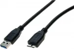 Exertis Connect USB 3.1 Gen 1 kaabel, USB-A isane - Micro-USB B isane, 1 m, must 532473