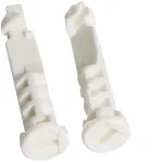 HAGER tihenduspold ZZ71A, 2 tk, teras, 6 mm l&auml;bim&otilde;&otilde;t, 30 mm pikkus, Somfy torumootoritele