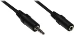 GoodConnections AS-35V3 3,5 mm stereo audio pikenduskaabel, isane emasele, 3 m, must