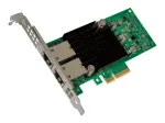 Intel Ethernet Converged Network Adapter X550-T2 - v&otilde;rguadapter - PCIe 3.0 x4 madala profiiliga - 10Gb Ethernet x 2 (X550T2BLK)