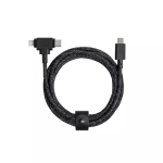 USB-kaabel Native Union Belt kaabel Duo 1,5 m USB‑C to USB‑C/Lightning must