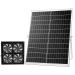 P&auml;ikeseenergial t&ouml;&ouml;tav ventilaator, 25 W