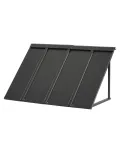 Fikseeritud metallvarikatus 112 x 61,0 cm