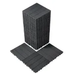 Omavahel &uuml;hendatavad terrassiplaadid, 29,5 x 29,5 cm, 36 tk