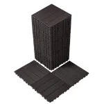 Omavahel &uuml;hendatavad terrassiplaadid, 29,5 x 29,5 cm, 36 tk