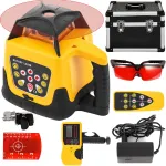 Rotary Laser Level Kit Red Beam Digital isetasanduv Rotary Laser Kit 500M Range koos