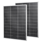 2PCS 100 W bifacial p&auml;ikesepaneelid, 2 tk