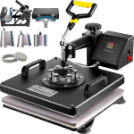 Heat Press 8 in 1 Heat Press Machine 38x38cm Heat Transfer Press 38.1 x 38.1 cm
