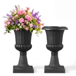 Plastmassist urnist lillepotid, 40 x 67 cm, 2 tk