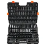 L&ouml;&ouml;kpesa komplekt 130 osa 9,53 mm ja 1,27 cm - SAE & Metric ajami pesa komplekt