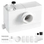 Purustav reoveepump 800W 12000L/h vooluhulk 10 m pea PCB nutikas juhtimine, 800 W