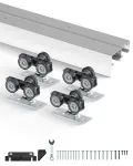 M&ouml;&ouml;daviiguukse riistvara, 68 kg, 1,52 m, 9,53 mm, 1,91 cm