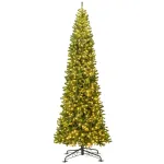 360 cm pikkune kunstliigendiga eelvalgustusega j&otilde;ulupuu kiirtoite&uuml;henduse, 2536 PVC-oksa ja 1030 LED-tulega
