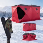 H&uuml;piktelk j&auml;&auml;p&uuml;&uuml;giks 6-8 inimesele 3,6 x 1,8 x 2 m kaasaskantav varjualune