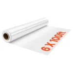 Kasvuhoone plastkattega leht 1,8x30,5 m 6 Mil l&auml;bipaistev pol&uuml;et&uuml;leenkile, 1,8 x 30,5 m