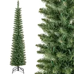 180 cm kunstkuusk eelvalgustusega j&otilde;ulupuu 390 oksaga 180 sooja valget LED-tuld kokkupandav metalljalg