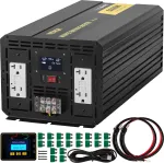Toiteinverter modifitseeritud siinuslaine inverter 5000W DC 12V AC 110V LCD-le, 5000 W