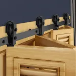 Kahepoolselt kokkupandava l&uuml;kandukse riistvara r&ouml;&ouml;baskomplekt, 150 kg, 132 cm