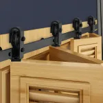Kahepoolselt kokkupandava l&uuml;kandukse riistvara r&ouml;&ouml;baskomplekt, 150 kg, 152 cm