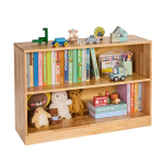 Montessori raamaturiiul, 870 mm laius, 2 tasandit